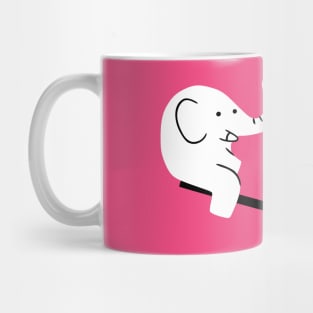 Cat And Elephant Mug